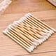 thumbnail image 2 of 30/100Pcs Double Head Wood Cotton Swab Women Makeup Lipstick Cotton Buds Tip Sticks Nose Ear Cleaning Health Care Tools, 2 of 3