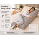 thumbnail image 4 of Funda de almohada EVOLIVE 53x137 cm Microfibra Gris plateado, 4 of 9