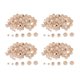 thumbnail image 4 of 880 PAQUETE TAMA?O MEDICAMENTE MADERA NATURAL DE MADERA DE MADERA AJUSTE AGUJERO PODER SOBRE SPACER BEADS, 4 of 5
