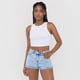 thumbnail image 4 of Short Mujer Bota Doblada Azul Claro Corona, 4 of 5