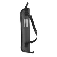 Magideal - Bolsa Para Baquetas, Bolsa Gruesa De Gran Capacidad Para Baquetas, Bolsa Portátil Colgante Para Baquetas, Cepillos, Mazos De Hasta 12 Pares , Negro Poner 8 Palos