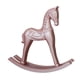 thumbnail image 2 of Estatua De Caballo Mecedora, Centro De Mesa, Figura De Caballo Mecedora Para Escritorio De Oficina, Color Rosa, 2 of 5