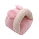 thumbnail image 1 of Saco De Dormir De Ardilla Hámster De Ratón Para Mascotas Pequeño Algodón Invierno Casa Cálida Nido Rosa, 1 of 5