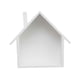 thumbnail image 1 of Estante de almacenamiento para decoración de pared con forma de casa (blanco), 1 of 6