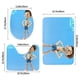 thumbnail image 3 of Luca Juego de 3 alfombras de baño de coral fleece: tapete de baño + alfombra de inodoro en forma de U + funda de tapa de inodoro en forma de O, 3 of 6