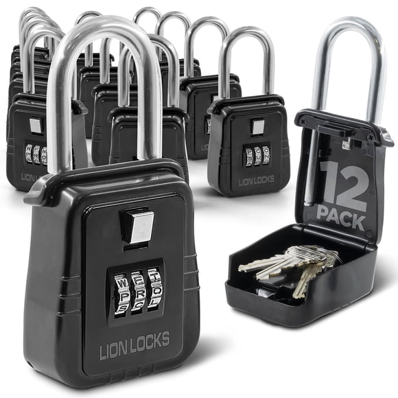 Caja De Seguridad Para Llaves Paquete De 12 Código Alfabético Uso Exterior