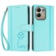 thumbnail image 3 of Funda Cartera Trébol para Xiaomi Redmi 17 4G/5G con Ranuras Tarjetas y Carga Inalámbrica Verde menta, 3 of 6