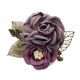 thumbnail image 4 of Estilo coreano Rose Flower Shawl Broche Pin Novio Ramillete de novia Cameo Brown, 4 of 5