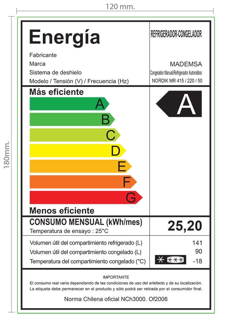 Refrigerador Bottom Freezer Frío directo 231 Litros Combi Nordik