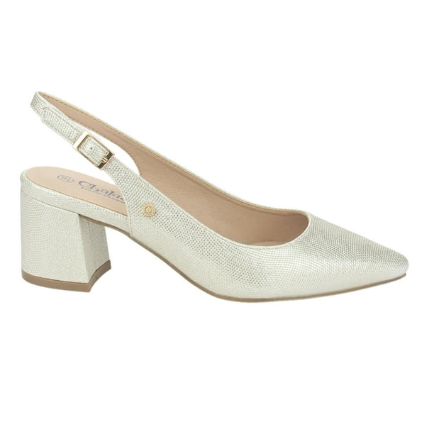 Zapato Chalada Mujer Faiza-1 Dorado Casual