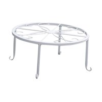 Ioensy - Soporte Para Macetas Multifuncional, Práctico Y Resistente Para Patio, Hogar Y Jardín, Color Blanco