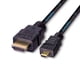 thumbnail image 2 of Cable universal digital Micro HDMI a HDMI 4K de 1.4 m (3 pies) de SatelliteSale. Cable de PVC negro., 2 of 2