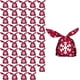 thumbnail image 1 of 50 Piezas De Bolsas Navideñas Goody Gift Bags Bulk Red Snowflake, 1 of 5