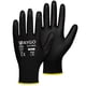 thumbnail image 1 of Guantes de trabajo de seguridad KAYGO KG11PB con revestimiento de poliuretano, 60 pares, para hombres y mujeres, 1 of 6