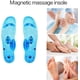 thumbnail image 2 of Plantillas magnéticas de acupresión para zapatos, almohadillas para masaje de pies, terapia podal, reflexología, alivio del dolor, color negro (azul, para mujer), 2 of 6