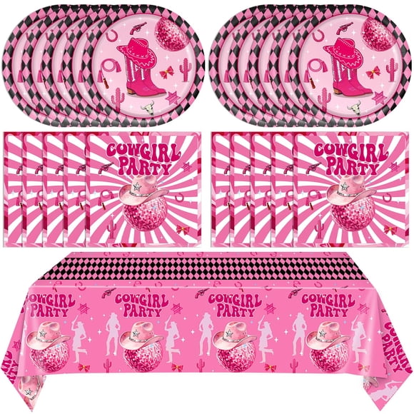 Set de 41 piezas para decoración de fiesta, cumpleaños de vaquera, de Loishine