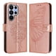 thumbnail image 2 of Funda Cartera Mariposa Para Samsung Galaxy S26 Ultra Con Soporte Y Ranuras Para Tarjetas Oro Rosa, 2 of 6