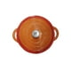 thumbnail image 3 of Olla Hierro Fundido Redonda Naranja 36x29x12.5 Cm, 3 of 3