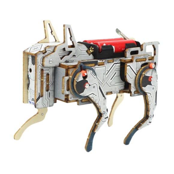 Kit De Ciencia Con Perro Con Control De Voz Para Niños, Material De Regalo Para Armar, Juguete Educativo