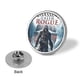 thumbnail image 3 of Assassins Creed theme Round Button Badge Premium Metal Construction Ideal For High end Events 2 8 Cm, 3 of 6