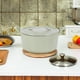 thumbnail image 5 of Olla holandesa Bloomhouse de hierro fundido de 7 L con esmalte y madera de olivo, 5 of 6