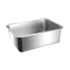 thumbnail image 2 of Caja De Arena Para Gatos De Acero Inoxidable, Resistente A Salpicaduras, Con Parte Superior Abierta Y Bandeja De Arena Resistente, Altura 15 Cm, 2 of 5