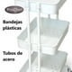 thumbnail image 4 of Carro Organizador Multiuso Blanco Bandejas Plásticas, 4 of 7