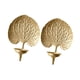 thumbnail image 1 of 2 Portavelas De Pared Con Forma De Hoja Dorada, Grandes, Para Fiestas, Comedores Y Ba?os., 1 of 5