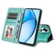 thumbnail image 3 of Funda tipo cartera FOXDOCK para OPPO A60 4G , diseño girasol en relieve, cuero PU, cierre magnético, soporte y tarjetero, 3 of 5