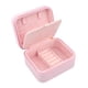 thumbnail image 2 of Organizador De Caja De Almacenamiento De Joyería Portátil Para Collar, Pendientes, Pendientes, Rosa, 2 of 5