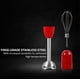 thumbnail image 2 of Batidora de mano OVENTE Immersion 300 W, 2 velocidades con accesorios, color rojo, 2 of 9