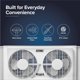 thumbnail image 2 of Ventilador de ventana EZ-CHILL 23 cm 2 velocidades reversible blanco, 2 of 5
