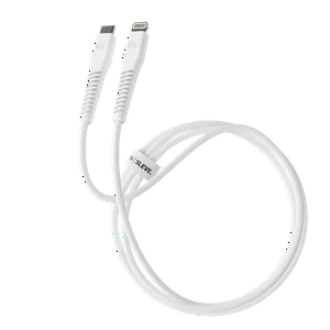 Cable Cargador Sleve Line X Usb Tipo C A Lightning White