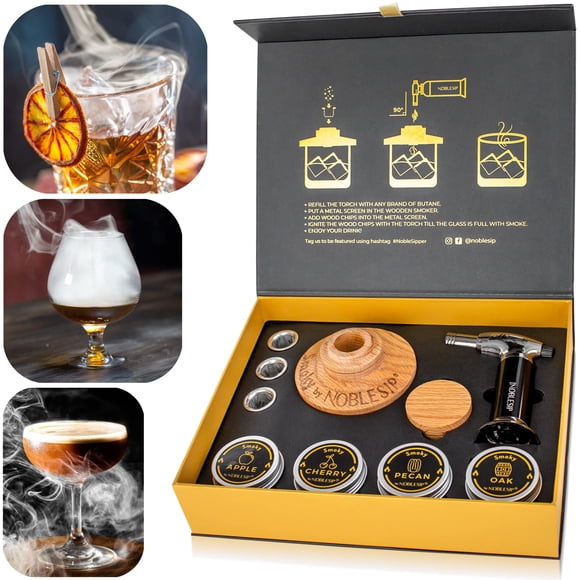 Kit Para Ahumar Cócteles Smoky Para Whisky Y Boon