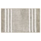 thumbnail image 1 of Alfombra de baño de chenilla a rayas REGALWOVEN con bordes, alfombra de piso de baño antideslizante, lavable a máquina, caqui 16" x 24", 1 of 6