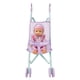 thumbnail image 1 of Muñeca Bebé con Carrito Plegable de Paseo, 1 of 5