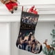 thumbnail image 2 of Fleetwood Mac Tema: Calcetines de Navidad, fino lino blanco para colgar en escaleras y chimenea, decoración navideña para el hogar, regalo de Navidad. 45cm × 32cm, 2 of 5