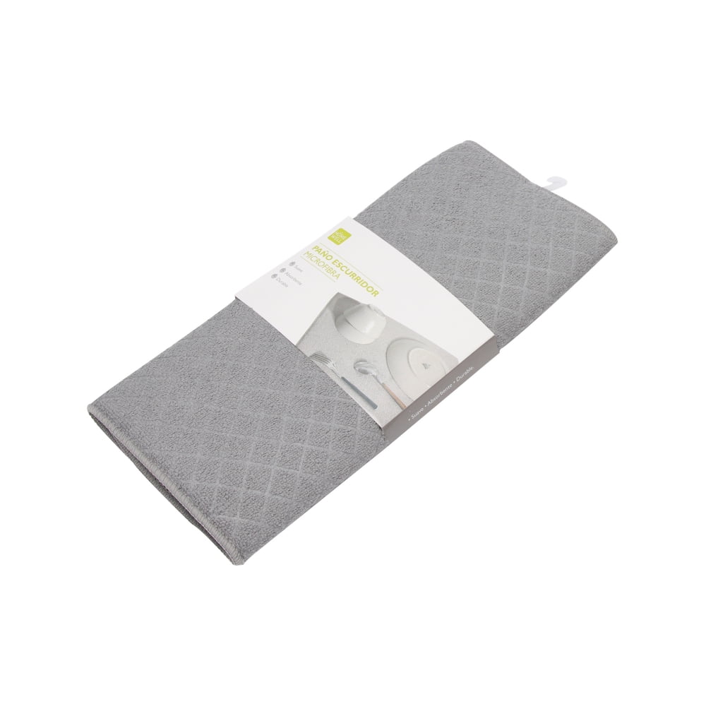Homewell - Salvaloza Paño Escurridor De Microfibra Gris