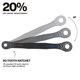 thumbnail image 3 of Llave de Carraca Reversible 4 en 1 Klein Tools 68214, 3 of 6