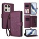 thumbnail image 1 of Funda Cartera Mariposa para [Motorola Edge 50 Ultra 5G] con Soporte y Cremallera Violeta, 1 of 6