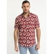 thumbnail image 2 of Camisa Estampada Diseño Mc Burdeo rojo 3XL, 2 of 4