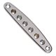 thumbnail image 1 of Piezas De Guitarra Eléctrica Puente Cuerda A Través Del Cuerpo Virolas Placa De Buje Plata, 1 of 3