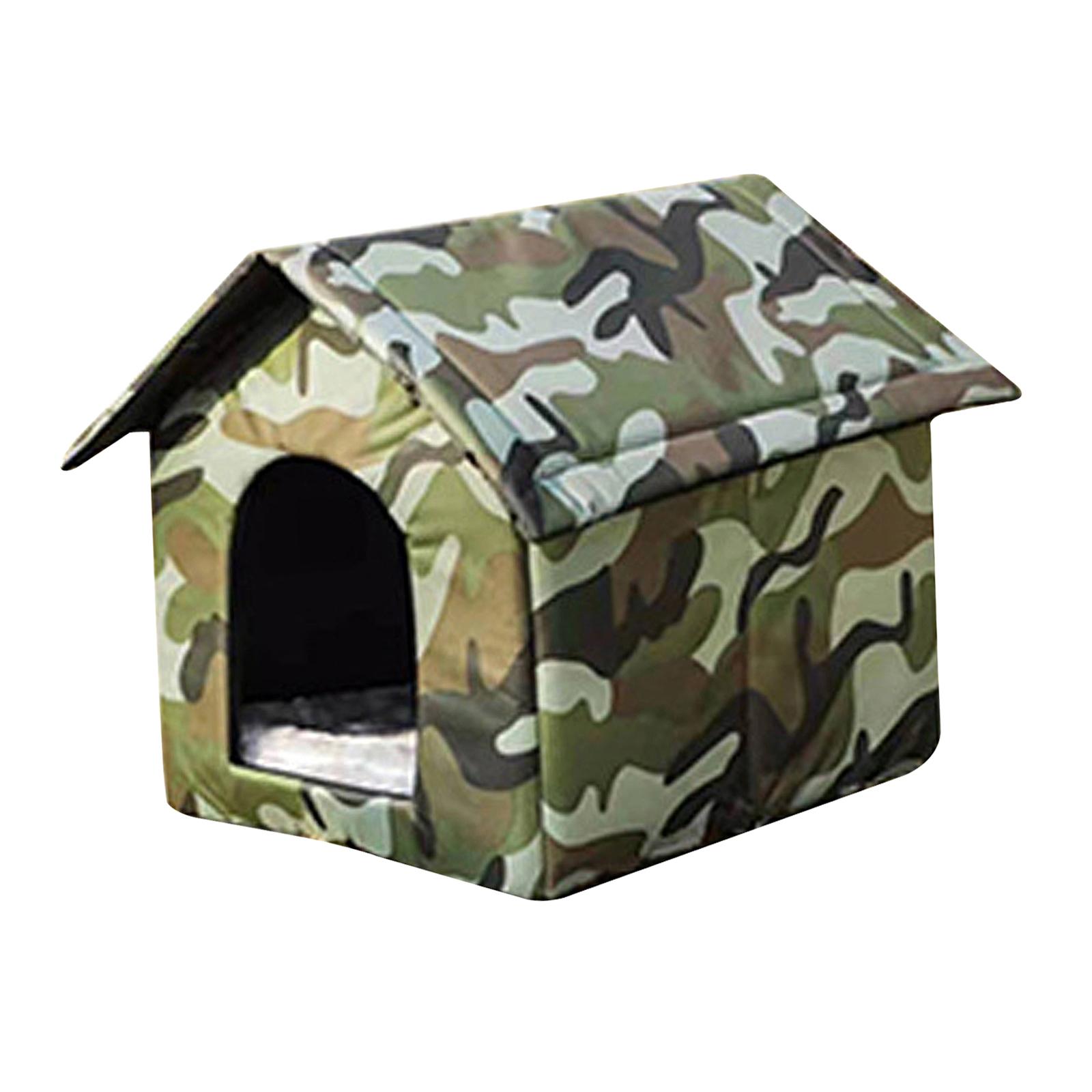Ioensy - Gatos Salvajes Al Aire Libre Casa Cálida Tienda Impermeable Refugio Para Gatos Callejeros Gruesos 35Cmx30Cmx35Cm