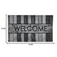 thumbnail image 5 of Alfombra Limpiapies Felpudo Alfombra De Entrada Welcome Gris, 5 of 7