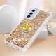 thumbnail image 5 of FOXDOCK Funda Glitter Líquida para Samsung Galaxy A17 con Anillo Brillante, TPU Antichoques y Esquinas Reforzadas, Soporte, 5 of 6
