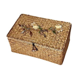 Bothyi - Cesta De Almacenamiento Con Soporte Para Organizador De Maquillaje Creativo Para Estante De Mesa Del Hogar L