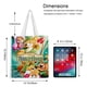 thumbnail image 5 of Robin Hood Bolso de tela con estampado de lienzo para mujer, bolsa de compras reutilizable y estética, con cremallera interior, regalo para mujer,38*45cm., 5 of 6
