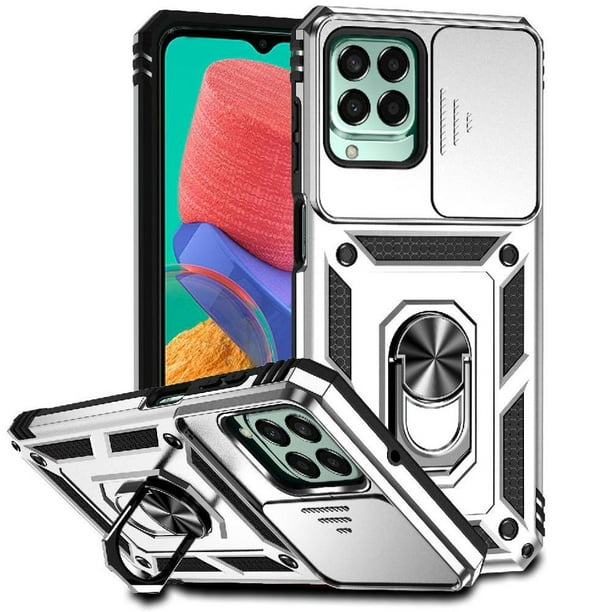 Estuche GANGXUN para Samsung Galaxy M33, soporte giratorio 360°, estilo mecánico y magnético