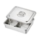 thumbnail image 5 of Chafing Buffet Chafer Set Hot Pot Chafer Para Banquetes Condimentos De Cocina 4 Compartimentos, 5 of 5
