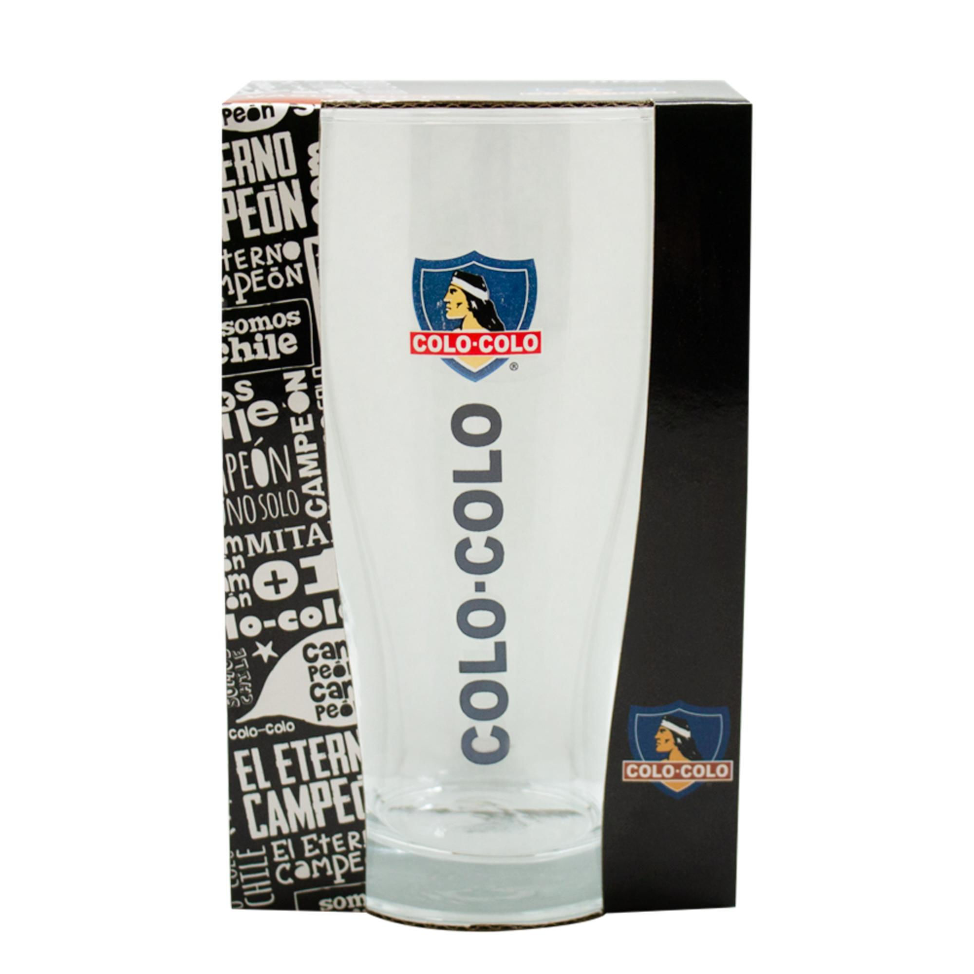 Fanatikos - Vaso Colo Colo 500Ml 1 Pieza Vidrio Transparente